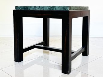 A Vintage Modern Marble Top Side Table