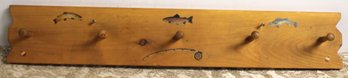 Otter Creek Fishing Wall Coat Rack