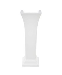 American Standard Town Square S White Fire Clay Traditional Pedestal Sink Base (9.5-in X 29-in)