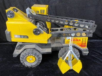 1980s Tonka Truck Turbo Diesel Crane Steel Construction