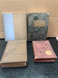 4 Antique Hardcovers