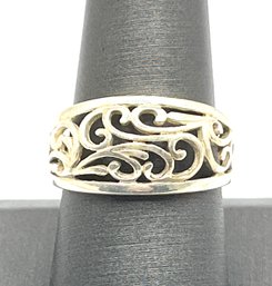 Vintage Premier Designs Sterling Silver Ornate Ring, Size 8.75