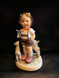 Vintage M.I. Hummel Goebel 'little Goat Herder' Porcelain Figurine 200/0