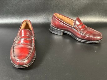 Men's Shoes: Classic Penny Loafers By Bostonian, Leather, Size 10 EEE