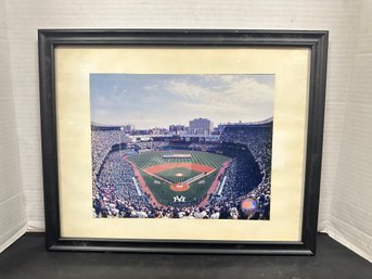 New York Yankees Stadium Photo Of The Opening Day In 2006 In A Wooden Framed. TT/WA-B