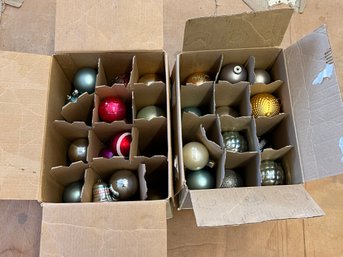 2 Boxes Of Ornaments