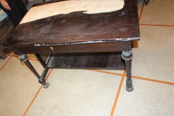 45x28x30 Antique Library Table