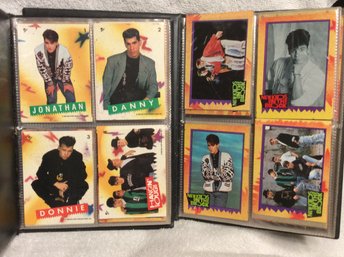 2 Books Filled With 1989 New Kids On The Block Trading Cards - K