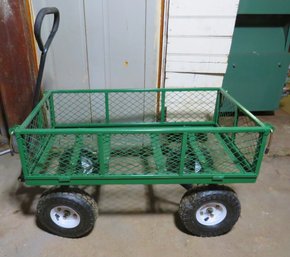 Green Steel Garden Cart GOR 400