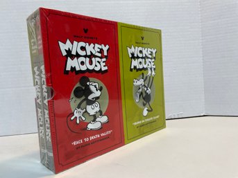 Mickey Mouse, Two Books Slipcase By Floyd Gottfredson. Sealed. (#87)