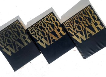 A Leather Bound History Of The Second World War In 3 Volumes