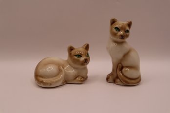 Japan Cats Ceramic Salt And Pepper Shakers