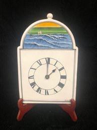 Ceramic Mantle Clock