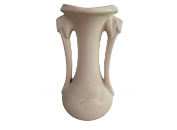 Tall Mccoy Cream Colored Vase