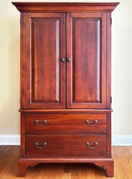 A Cherry Wardrobe (or Linen, Or Bar) Cabinet By Bob Timberlake For Lexington Furniture