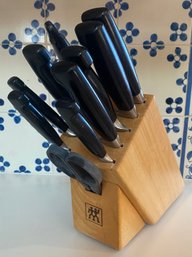 Willing J.A. Henckels Knife Block And Knives