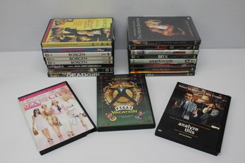 Mixed DVD Lot With Sex In The City, Vegas Vacation, Analyse This, Deadgirl, Sex, Lies & Videotape, Etc.