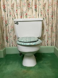 An American Standard Toilet With Fabulous Vintage Seat!