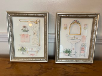 Framed Decorative Bath Prints