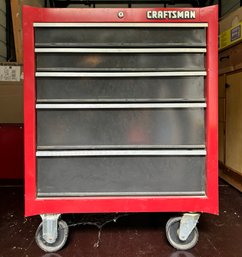 A Craftsman Toolbox And Contents - On Wheels