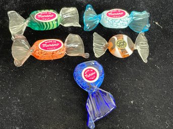 Clear Glass Candy Ornaments