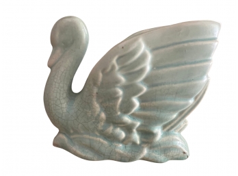 Swan Ceramic Planter