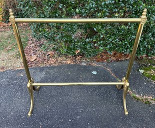 Vintage Brass Blanket/quilt Holder