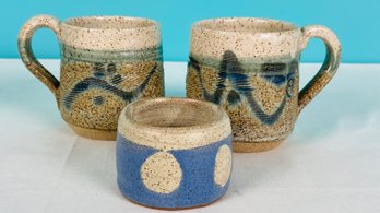 Pottery Coffee Mug Lot 1