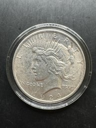 1924 Silver Peace Dollar