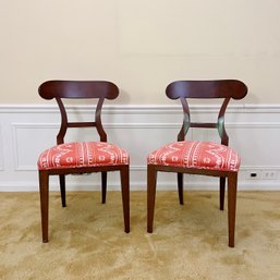 A Pair Of Beidermeier Occasional Chairs