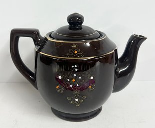 Gorgeous Vintage Japanese Moriage Floral Teapot