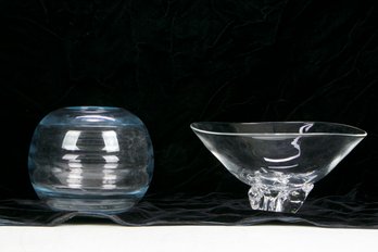 Orrefors And Steuben Crystal Art Glass