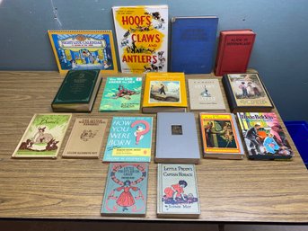 Group Of 17 Vintage And Antique Children's Illustrated Books. 1923 - 1976.