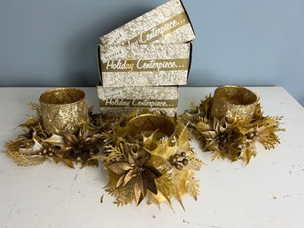 Trio Of Vintage Scented Holiday Centerpieces