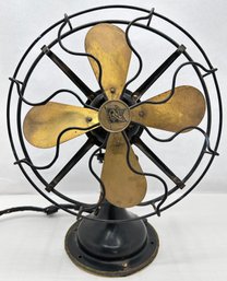 Vintage Robbins & Myers Iron Desk Fan