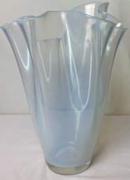Large Opalescent Handkerchief Vase
