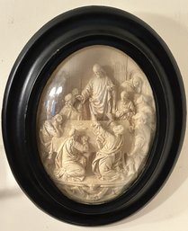 200-Year-Old Grand Tour MEERSCHAUM RELIEF SCULPTURE- THE LAST SUPPER OF CHRIST- NO SHIPPING