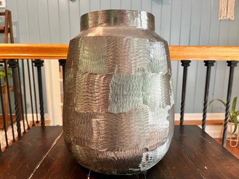 Metal Contemporary Vase (for Dry Decoration Only)