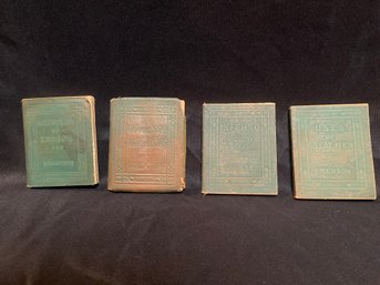 1920 Little Leather Library Collection Of Four Important Books