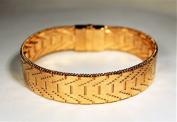 Fine MILOR Bronze Link Bracelet 8' Long