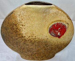 Vintage Austrian Round Vase
