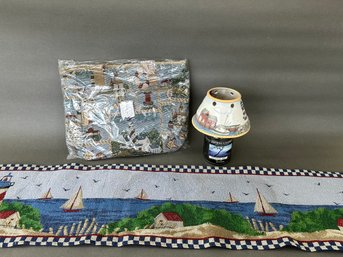 Nautical Collection: Table Runner, Bag & Candle