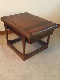 Mid Century Lane End Table With Storage Drawer #1