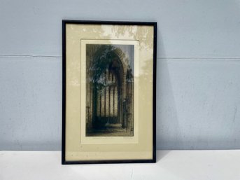 James Alphege Brewer (British, 1881-1946) York Minster (The Five Sisters Window), Pencil Signed Artists Proof