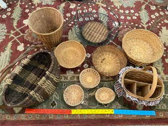Assorted Wicker Baskets Collections
