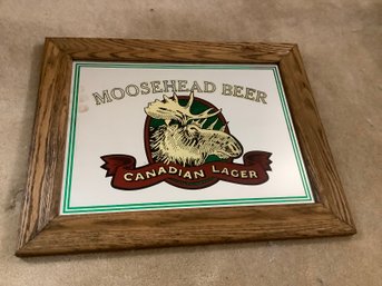 Moosehead Beer Canadian Lager Mirrored Advertisement