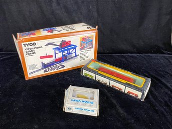 Vintage Tyco Ho Operating Giant Crane