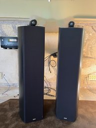 A Set Of B & W Nautilus 803 Floorstanding Speakers - Family Room