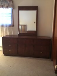 Mid Century Drexel Dresser With Mirror  BEAUTIFUL !