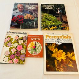 Lot Of 5 Vintage Gardening Books